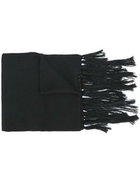 schwarzer bedruckter Schal von Y-3