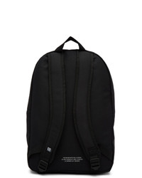 schwarzer bedruckter Segeltuch Rucksack von adidas Originals