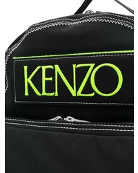 schwarzer bedruckter Segeltuch Rucksack von Kenzo