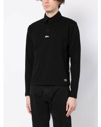 schwarzer bestickter Polo Pullover von Advisory Board Crystals