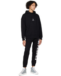 schwarzer bestickter Pullover mit einem Kapuze von Givenchy