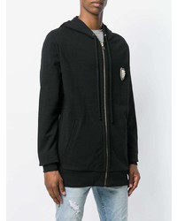 schwarzer bestickter Pullover mit einem Kapuze von Ih Nom Uh Nit