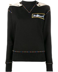 schwarzer bestickter Pullover von J.W.Anderson