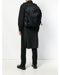 schwarzer bestickter Rucksack von Yohji Yamamoto