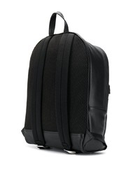 schwarzer bestickter Rucksack von Kenzo