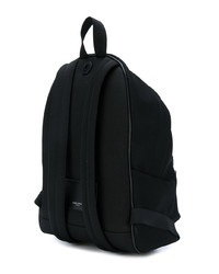 schwarzer bestickter Rucksack von Saint Laurent