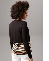 schwarzer Bolero von Aniston SELECTED