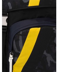 schwarzer Camouflage Rucksack von Prada