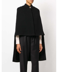 schwarzer Cape Mantel von Givenchy