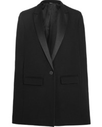 schwarzer Cape Mantel von DKNY