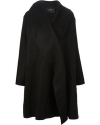 schwarzer Cape Mantel von Lanvin