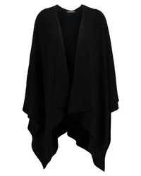 schwarzer Cape Mantel von Repeat