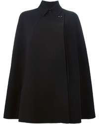 schwarzer Cape Mantel von Versace