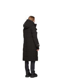 schwarzer Daunenmantel von Canada Goose