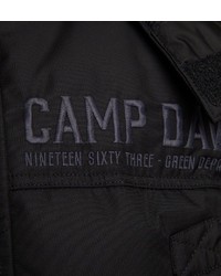 schwarzer Daunenmantel von Camp David