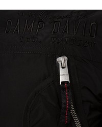 schwarzer Daunenmantel von Camp David