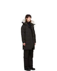 schwarzer Daunenmantel von Canada Goose