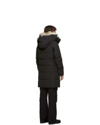 schwarzer Daunenmantel von Canada Goose