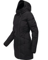 schwarzer Daunenmantel von Ragwear