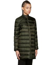 schwarzer Daunenmantel von Moncler Gamme Rouge