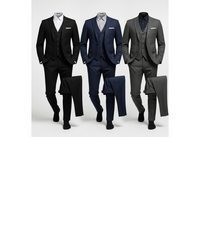 schwarzer Dreiteiler von Keskin Collection