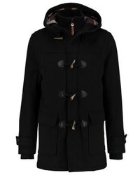 schwarzer Düffelmantel von INDICODE JEANS