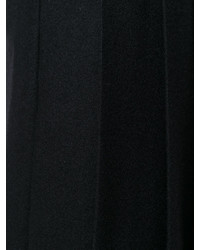 schwarzer Wollhosenrock mit Falten von Sacai