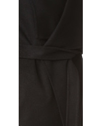 schwarzer flauschiger Mantel von Soia & Kyo