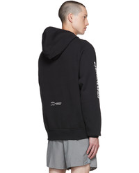 schwarzer Fleece-Pullover mit einem Kapuze von NIKE JORDAN