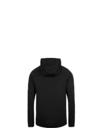 schwarzer Fleece-Pullover mit einem Kapuze von Nike Sportswear