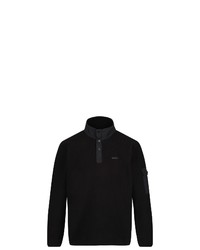 schwarzer Fleece-Pullover mit einem Reißverschluss am Kragen von Regatta
