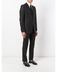 schwarzer gepunkteter Anzug von Gucci