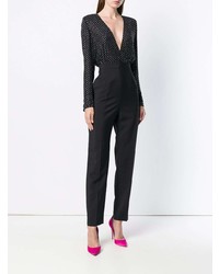 schwarzer gepunkteter Jumpsuit von Givenchy