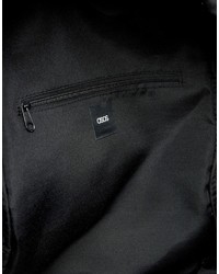 schwarzer gesteppter Nylon Rucksack von Asos