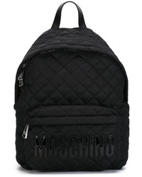 schwarzer gesteppter Rucksack von Moschino