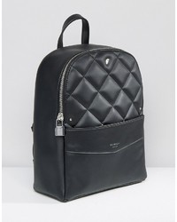 schwarzer gesteppter Rucksack von Fiorelli