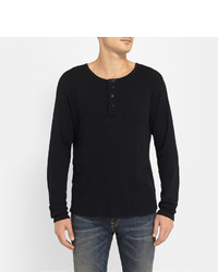schwarzer Henley-Pullover von Nudie Jeans