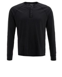 schwarzer Henley-Pullover von Gap