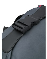 schwarzer horizontal gestreifter Rucksack von Fendi