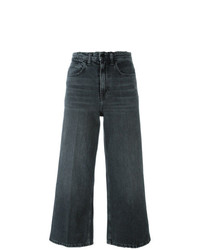 schwarzer Hosenrock aus Jeans von Alexander Wang