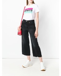 schwarzer Hosenrock aus Jeans von Levi's