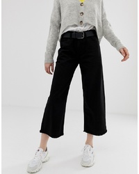 schwarzer Hosenrock aus Jeans von Daisy Street