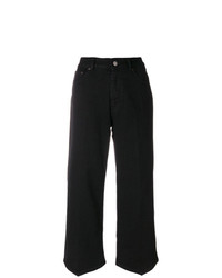 schwarzer Hosenrock aus Jeans von MM6 MAISON MARGIELA