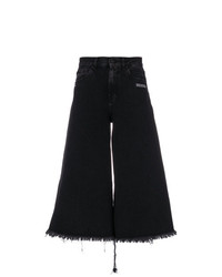schwarzer Hosenrock aus Jeans von Off-White