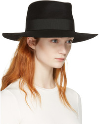 schwarzer Hut von Maison Michel