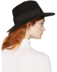 schwarzer Hut von Maison Michel