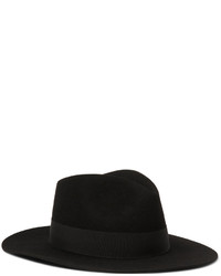 schwarzer Hut von Saint Laurent