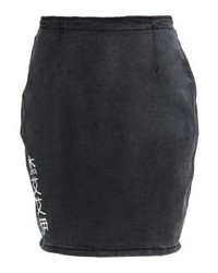 schwarzer Jeans Bleistiftrock von Liquor N Poker Curve