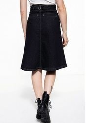 schwarzer Jeans Bleistiftrock von QUEENKEROSIN