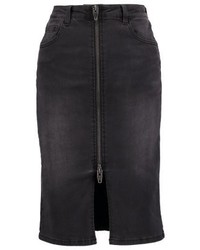 schwarzer Jeans Bleistiftrock von Vila